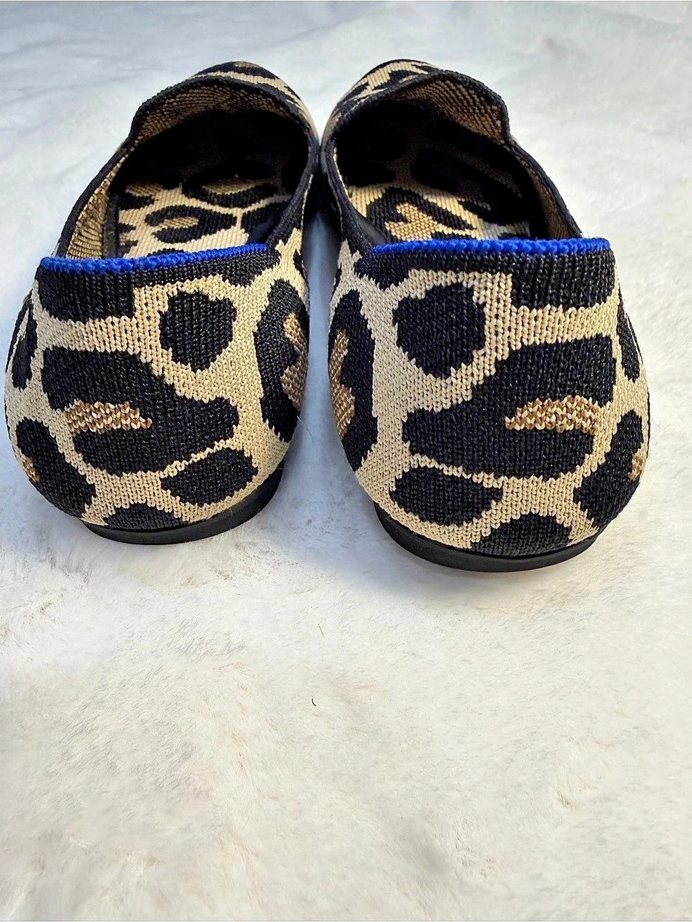 Rothy's The Loafer Leopard Print Flats Size 8 - Picture 7 of 11